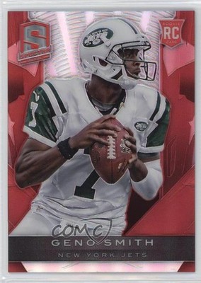 2013 Panini Spectra Rookie Red /25 Geno Smith #211 Rookie RC 1k9