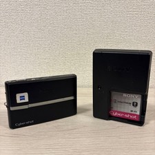 SONY Cyber-shot DSC-T9 Black With Battery Charger From Japan