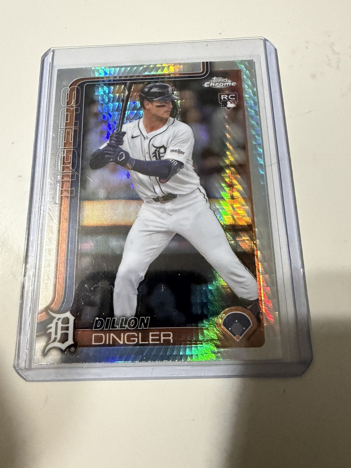 2025 Topps Chrome - Dillon Dingler #274 Prism Refractor (RC)