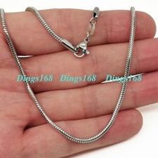 925 Sterling Silver Tarnish/Nickel/Lead-Free 1.6mm 28 inch Snake Chain Necklace