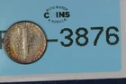 1944 COLOR TONED 10C MERCURY HEAD SILVER DIME Early US Type RAW-3876