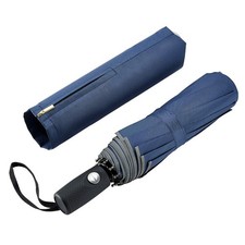Windproof Travel Umbrella with Teflon Coating Auto Open Close Lightweight Sun...