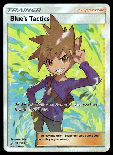 2019 Unified Minds Pokemon Blue's Tactics 231/236 LP