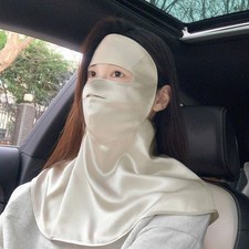 Sun Protection Face Protector Dustproof Silk Face Covering Lightweight