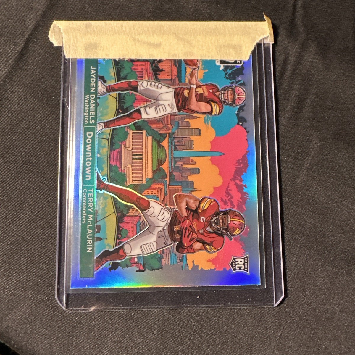 2024 Donruss Optic Downtown! #11 Jayden Daniels Terry McLaurin