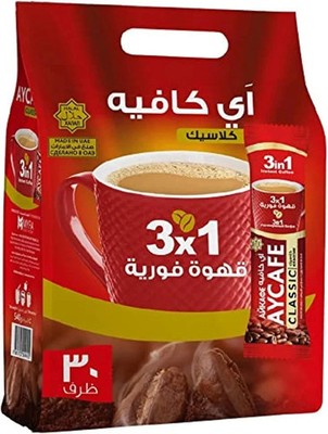Aycafe Classic 3 in1 Instantkaffeebeutel, 30 Beutel kostenloser Versand weltweit