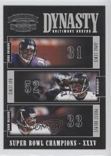 2005 Donruss Throwback Threads Dynasty Jamal Lewis Ray Priest Holmes HOF 0a1