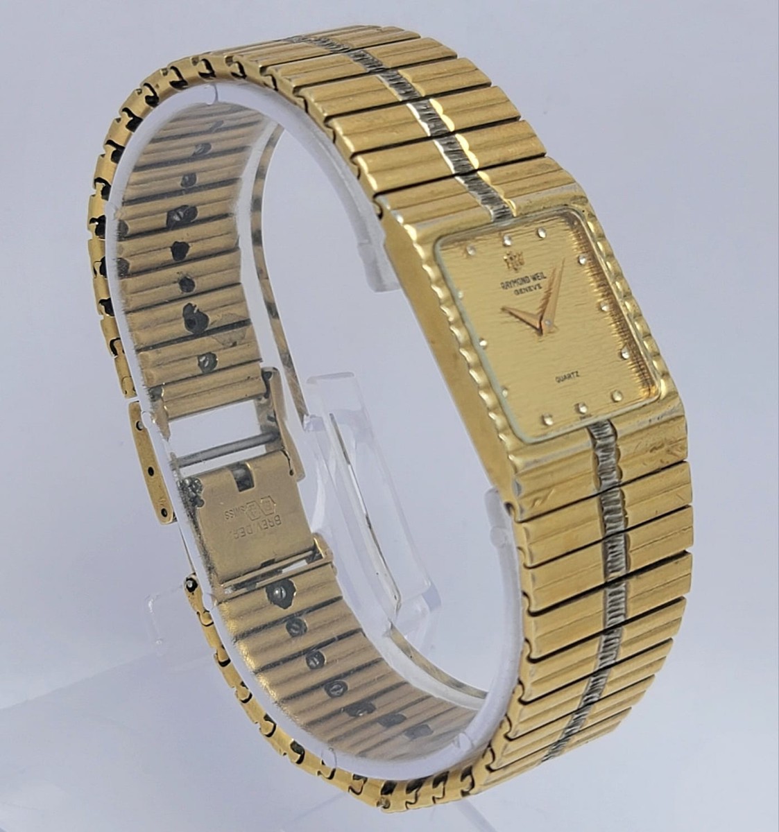 Raymond Weil Geneve 18k Gold 8068 Quartz Vintage Unisex Watch | eBay