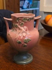 Roseville Pottery 6" Columbine Vase 150-6 Excellent