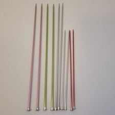 Boye Knitting Needles Mixed Lot Size And Brand Aluminum 5 Pair