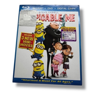 Despicable Me Blu-ray Steve Carell  Jason Segel  Russell Brand  Kristen Wiig