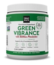 Vibrant Health Green Vibrance Plant-Based Superfood Powder - 60 Servings