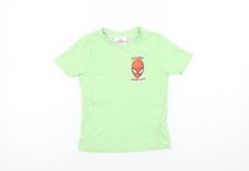 Camiseta básica verde Marvel para niños talla 4-6 años Reino Unido