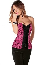 Escante Elegant Textured Floral Tesa Corset 32, 34, 36 OR 38