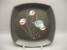 Ruscha Wandteller Fische 732/2 Luftblasen Aquarium Meer Handarbeit Pflanzen