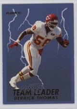1993 Fleer Team Leaders Derrick Thomas #2 HOF