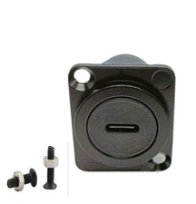 D Type Panel Mount Adapter Coupler USB Type C 3.1 Female toFemale  Panel Fixed