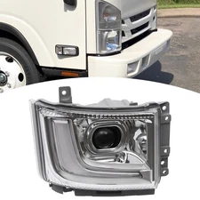 Headlight For 2023-2024 ISUZU NPR-HD NRR NQR Halogen Headlamp with LED DRL LH/RH