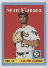 2019 Topps Archives 1958 Design Blue 20/25 Sean Manaea #86 5l1