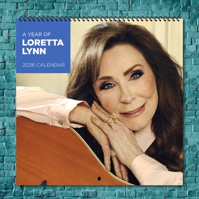 Loretta Lynn 2026 Wall Calendar, 12-Month Star Wall Calendar