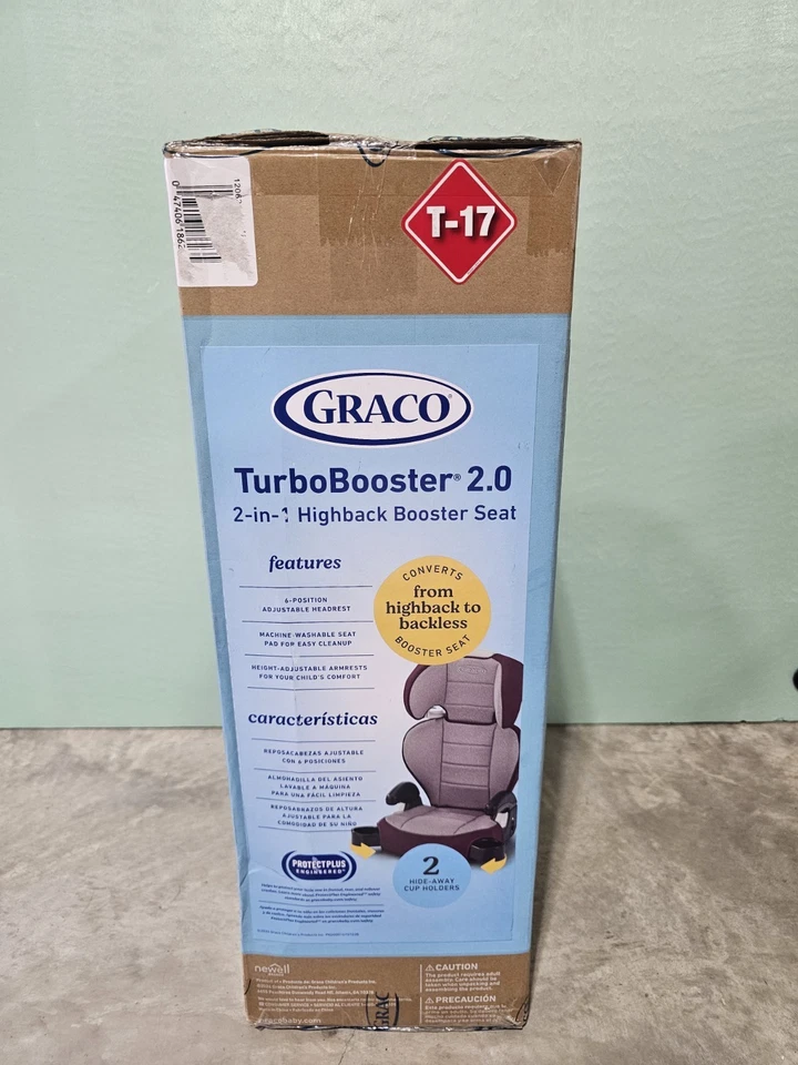 Asiento de coche elevador Graco TurboBooster 2.0 Highback, Freya Foto 4 de 4