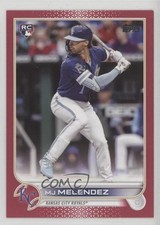 2022 Topps Update Mother's Day Hot Pink 43/50 MJ Melendez #US223 h7i