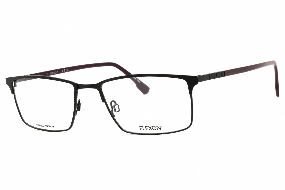 NEW FLEXON JUNIOR  J4002 412 Navy Eyeglasses 50mm with Titanium Bridge & Case FLEXON J4022 Eyeglasses - Flexon by Marchon Authorized  main image 2