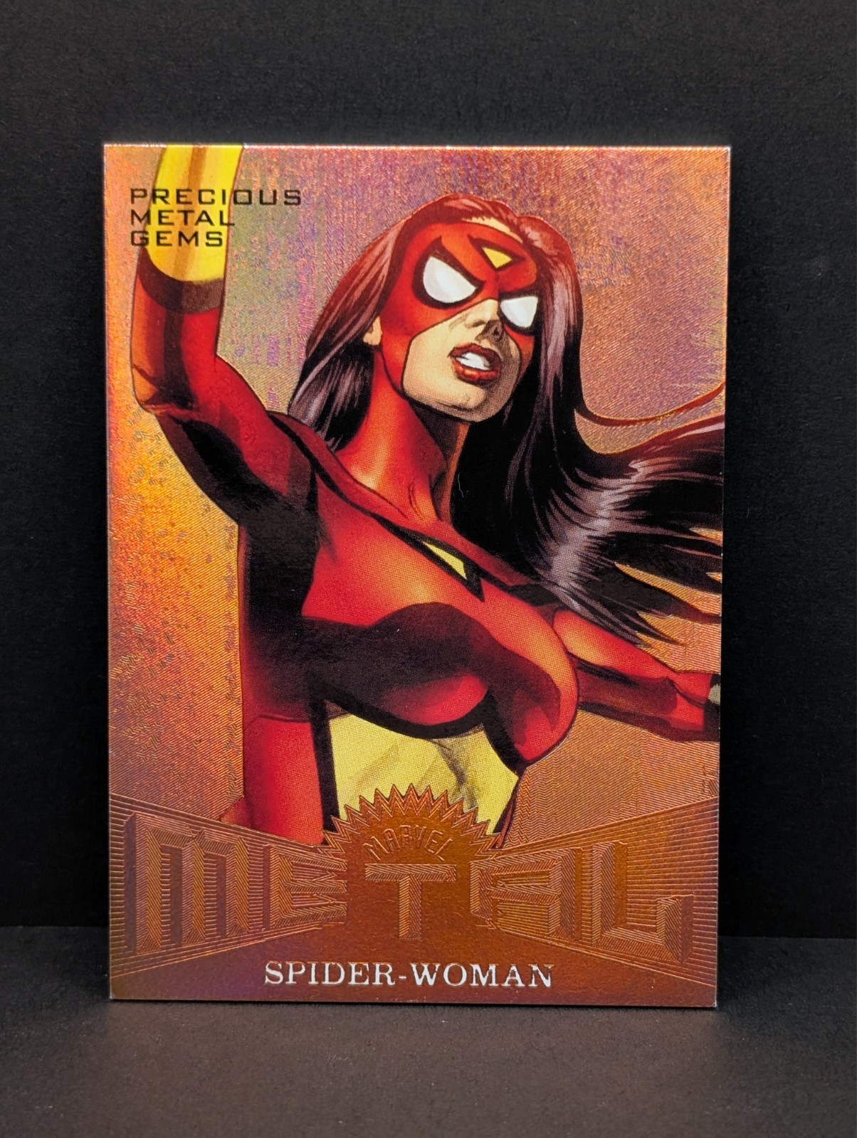 Spider-Woman 2017 Fleer Ultra Marvel Precious Metal Gem Bronze PMG 194/199