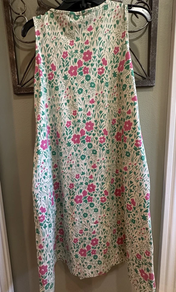 Vestido Marimekko Uniqlo Floral Algodón Sin Mangas Niñas 11-12 Foto 2 de 4