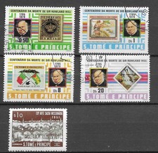 Znaczki S.Tomé E Principe - 1980 - 4 x stemplowane + 1 x czyste 1951