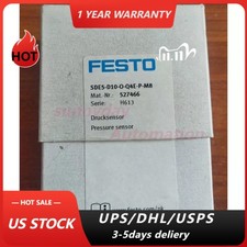 New SDE5-D10-O-Q4E-P-M8 Festo 527466 Fast Shipping Pressure Sensor