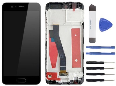 Huawei P10 komplett Bildschirm LCD Display Touchscreen Rahmen Schwarz