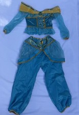 Disney Princess Jasmine costume set top/bottom headnand size small 4/6