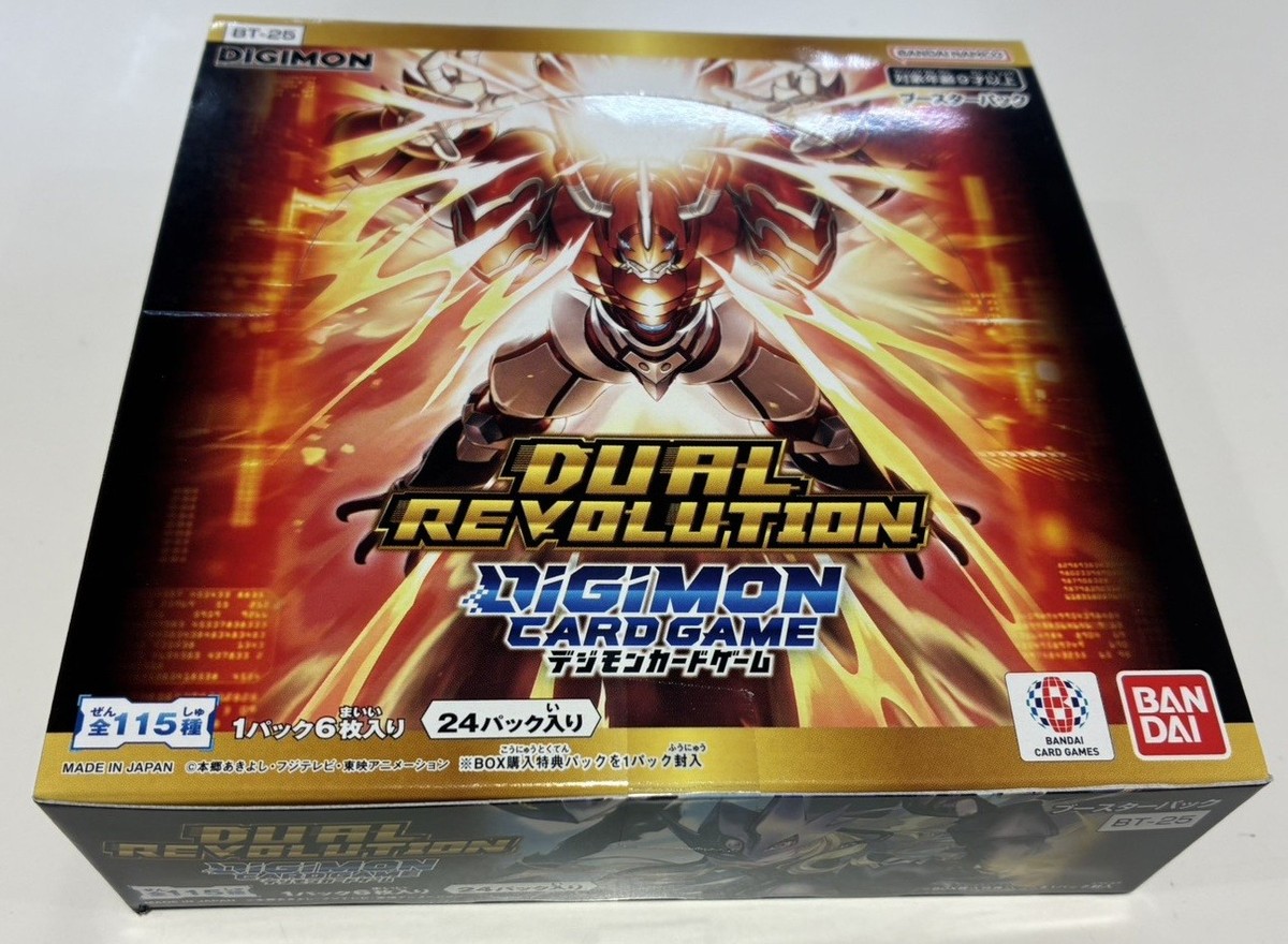 Digimon Card Game Booster Box DUAL REVOLUTION BT-25 Japan ver 2026
