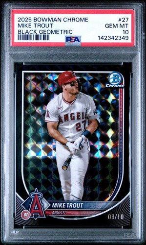 Mike Trout [Yellow Refractor] #27