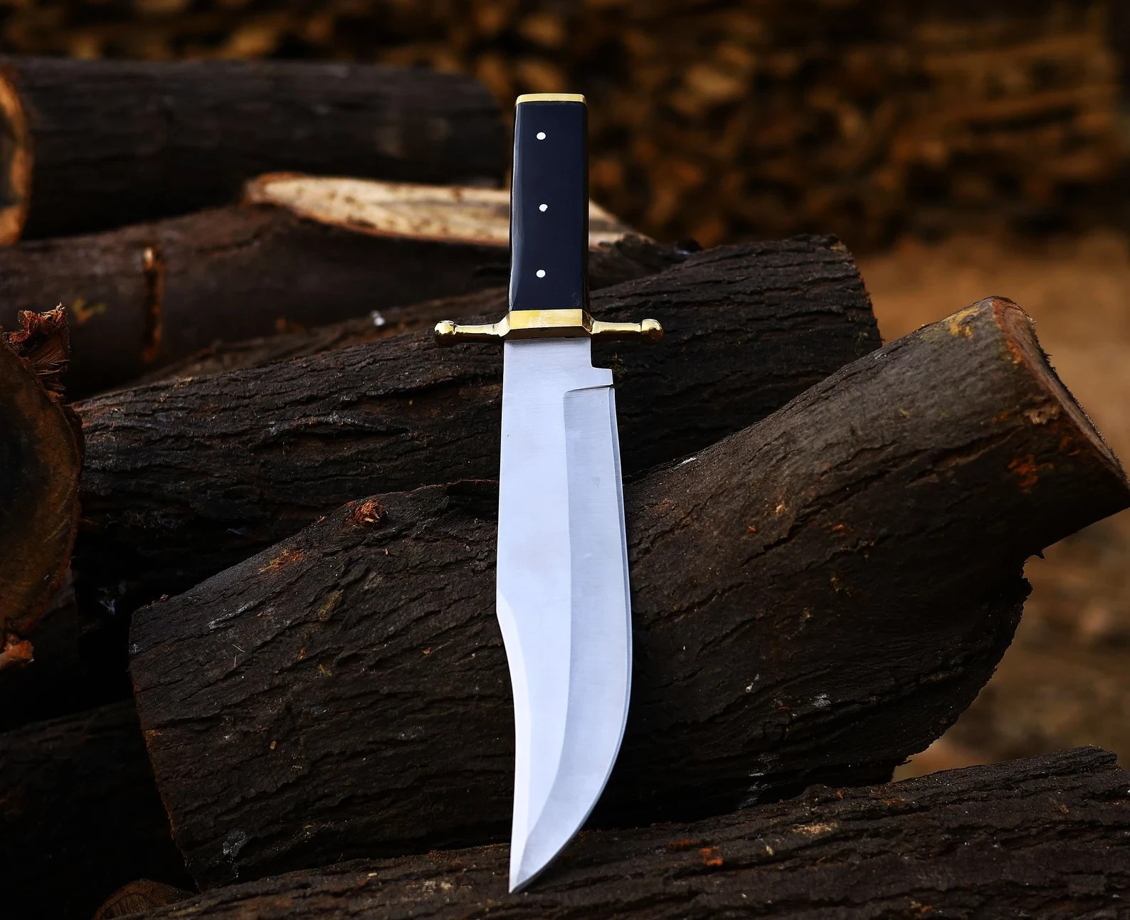 Vintage Bowie Knife: Custom Handmade D2 Steel Smithsonian Replica Antique Bowie