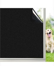 Coavas Decorative Window Privacy Film, Heat Control Sun Blocking. 17.5" x 393.7"