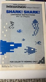 Shark Shark (Intellivision, 1982), COMPLETE, FULLY TESTED AND WORKING!