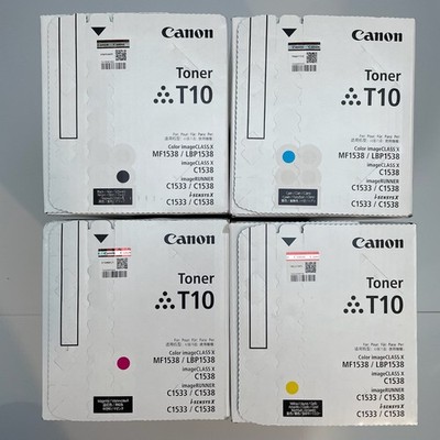 Original Canon T10 Multipack - Komplettset mit 4 Tonerkartuschen (Original)