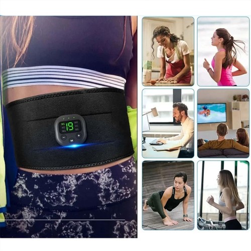 EMS Abdominal Muscle Core Toning Trainer ABS Electric Stimulator Fitness Belt US - Picture 11 of 24
