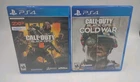 Call of Duty Black Ops 4 & COD Cold War Lot Of 2 Games PlayStation 4,  PS4