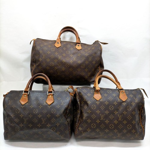 Louis Vuitton Hand Bag 3 set Brown Monogram 1022924
