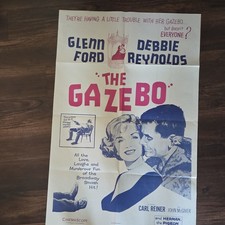 The Gazebo Original 1959 Movie Poster Glenn Ford Debbie Reynolds Cinemascope