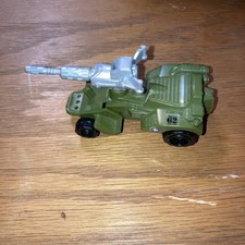 Vintage Hasbro GI Joe 1988 Pullback Friction Vehicle Motorcycle Tank Car Diecast