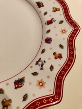 vier VILLEROY & BOCH Toy's Delight Speiseteller weiß, 4 Stück