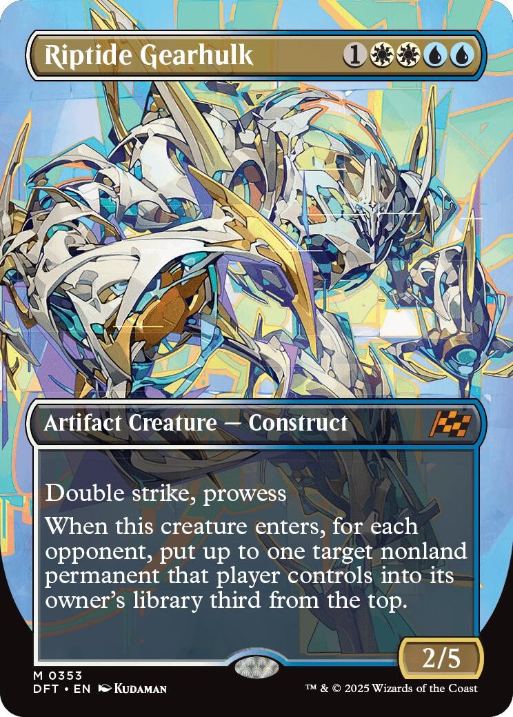 Riptide Gearhulk (Borderless) - 353 - NM - Aetherdrift