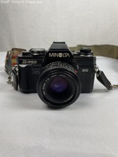 Minolta X-700 35mm Film Camera with Woven Strap