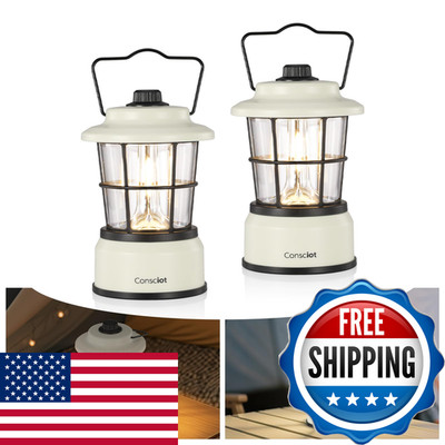 Consciot Cl1 Mini Dual Light Sources Led Lantern Retro Style Battery Powered