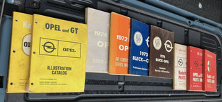 1971 Buick Opel Poster 1974 Service Illustrations Parts Manuals Kadett GT Books