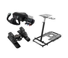 Flight Yoke Controller Set: Yoke and Throttle...